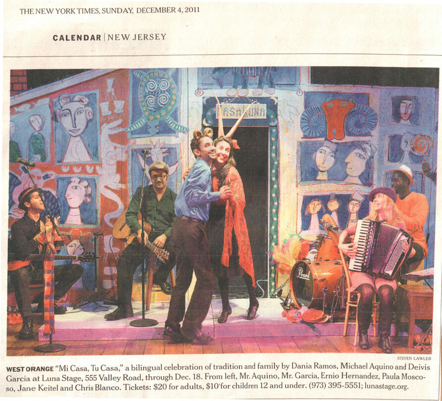 Luna Stage production, 2011 - NYT Luna Stage production, 2011 - NYT